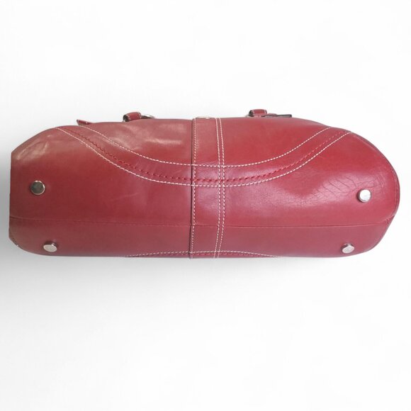COACH Vintage Soho Satchel in cherry red - Picture 12 of 12